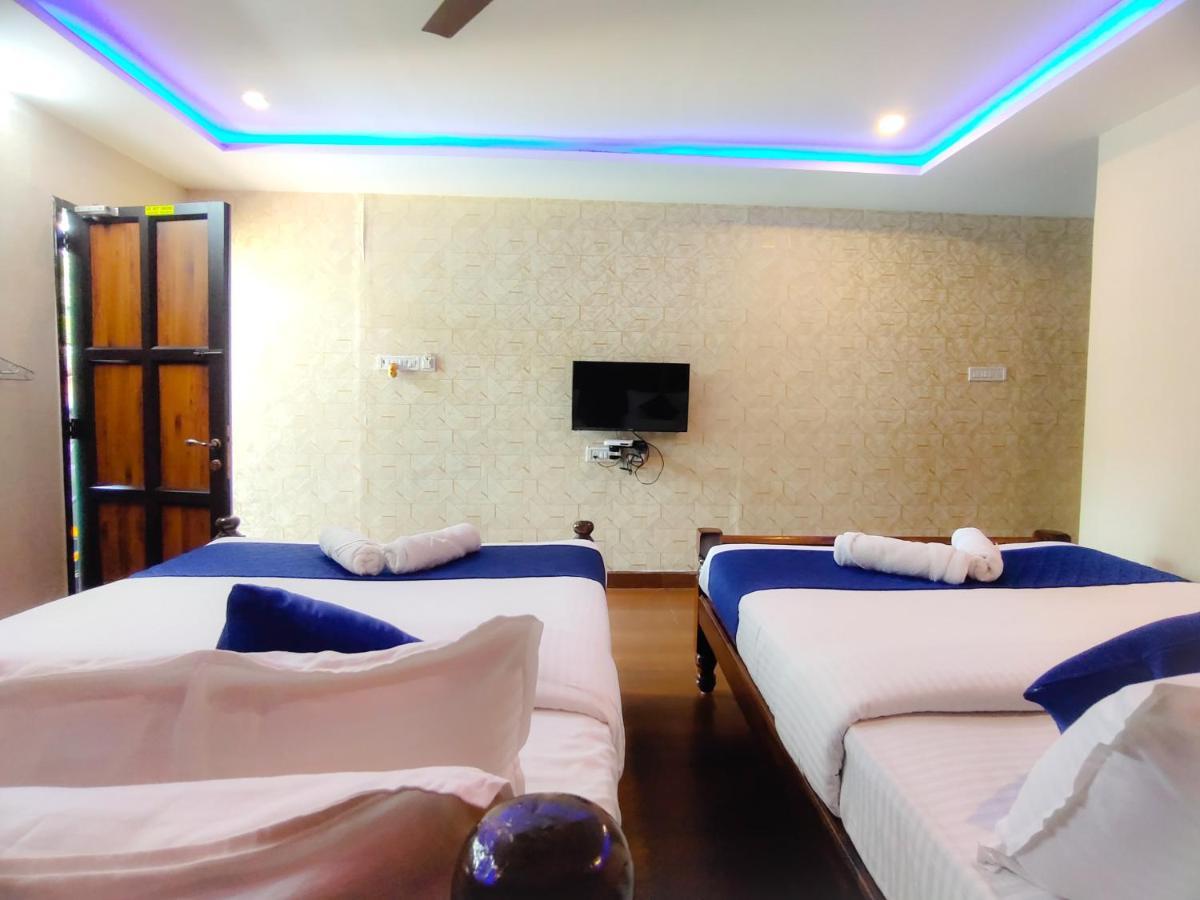 Pv Cottages - Serenity Beach Пондичерри Экстерьер фото